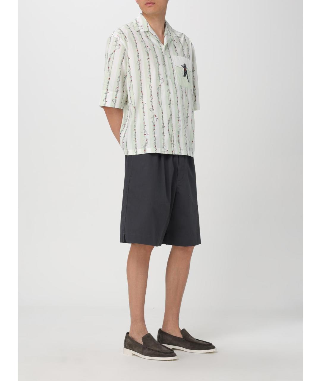 BOTTEGA VENETA Мульти хлопковая кэжуал рубашка, фото 3