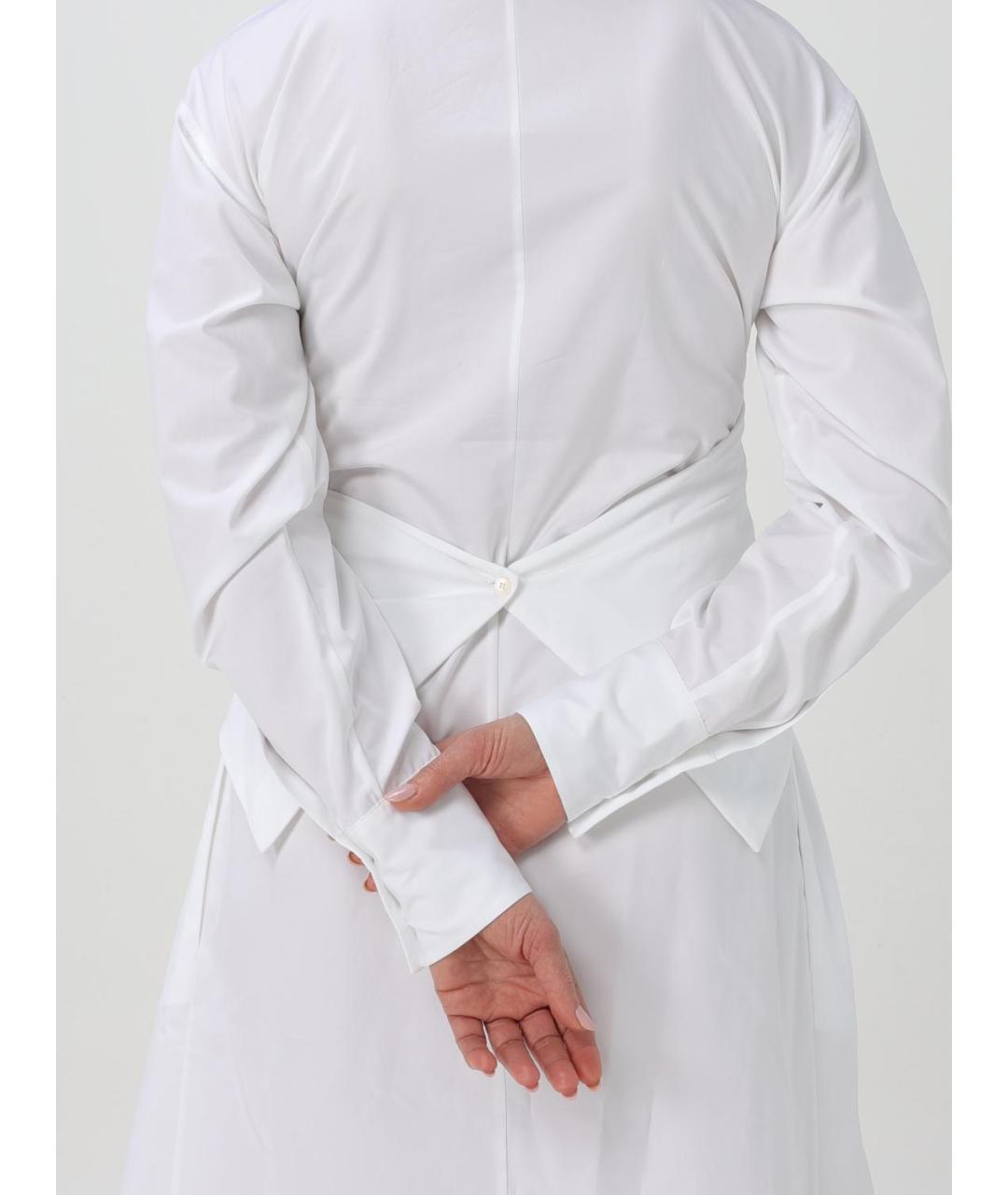 FABIANA FILIPPI Белое хлопковое платье, фото 4