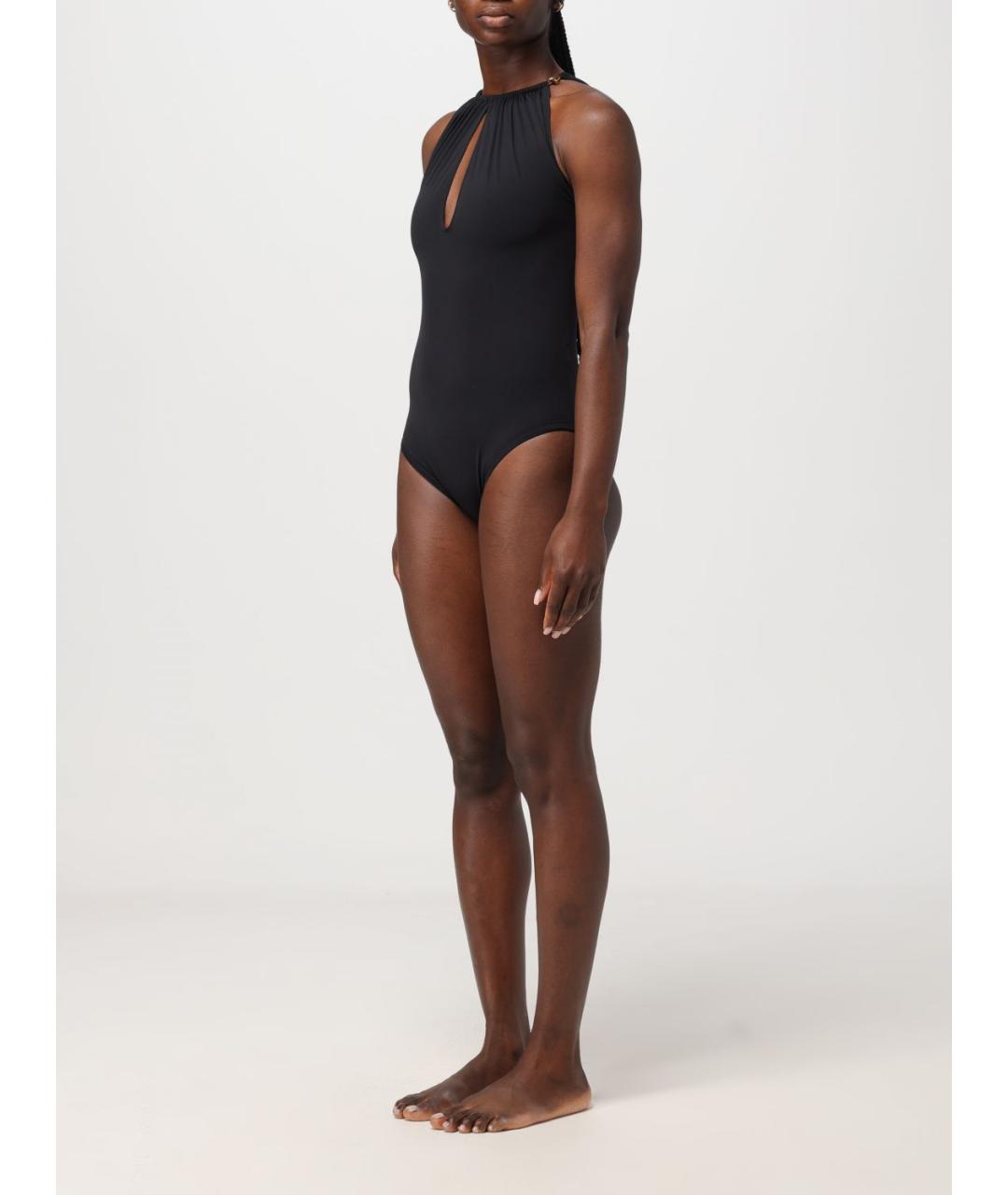 BOTTEGA VENETA Черный полиамидовый купальник, фото 3