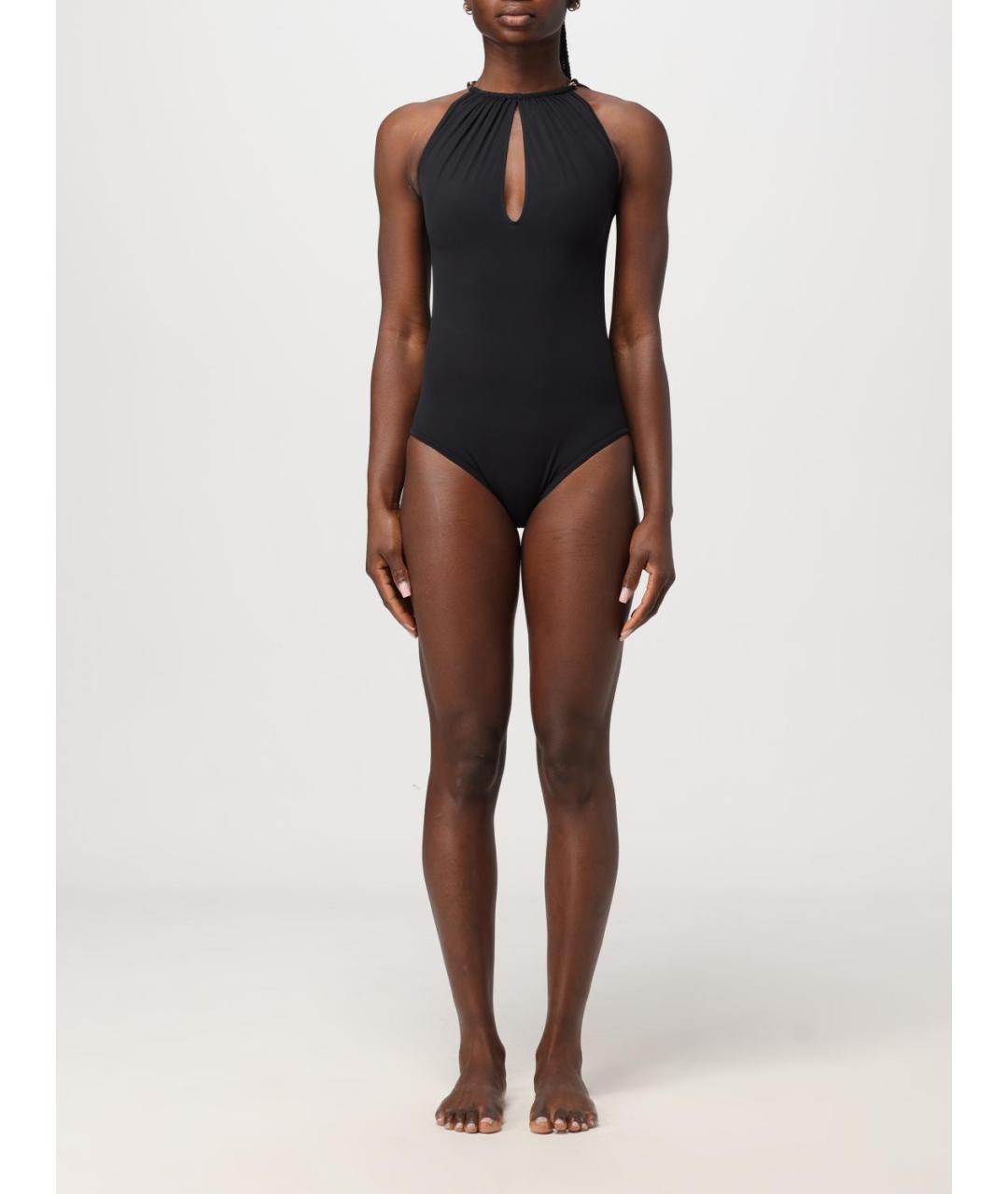 BOTTEGA VENETA Черный полиамидовый купальник, фото 5