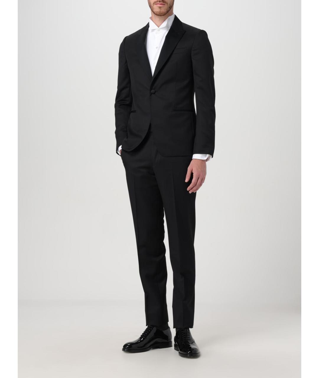 ZEGNA Черный классический костюм, фото 2