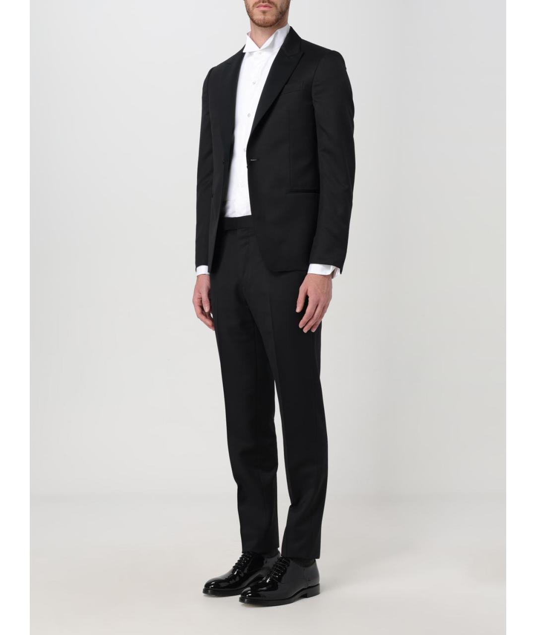 ZEGNA Черный классический костюм, фото 4