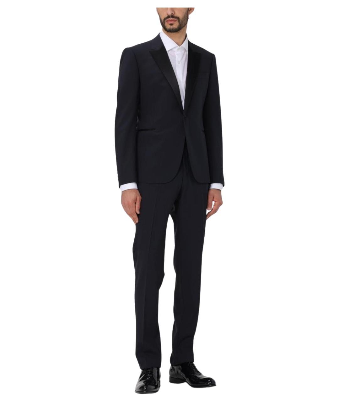 EMPORIO ARMANI Синий классический костюм, фото 1