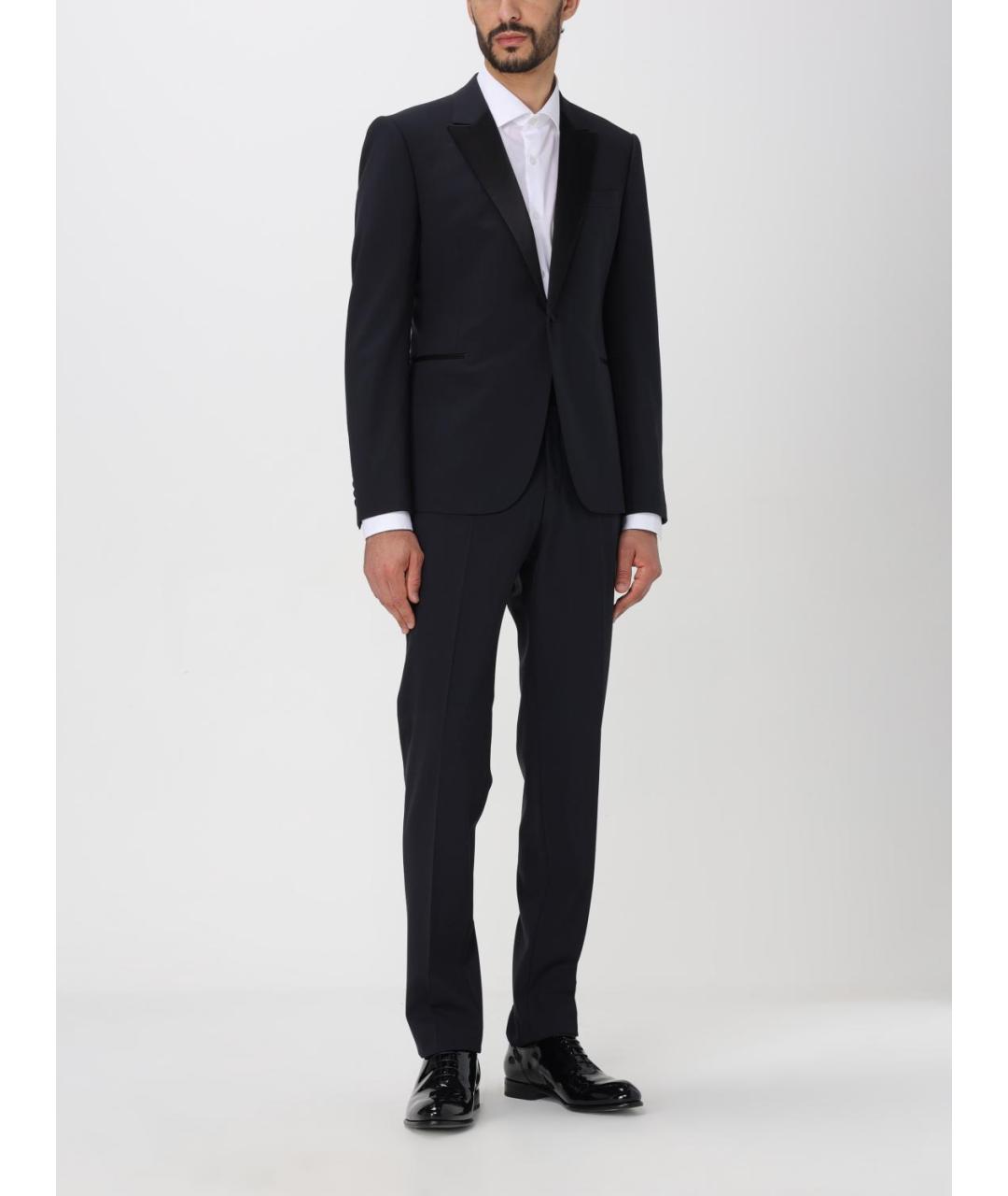 EMPORIO ARMANI Синий классический костюм, фото 7