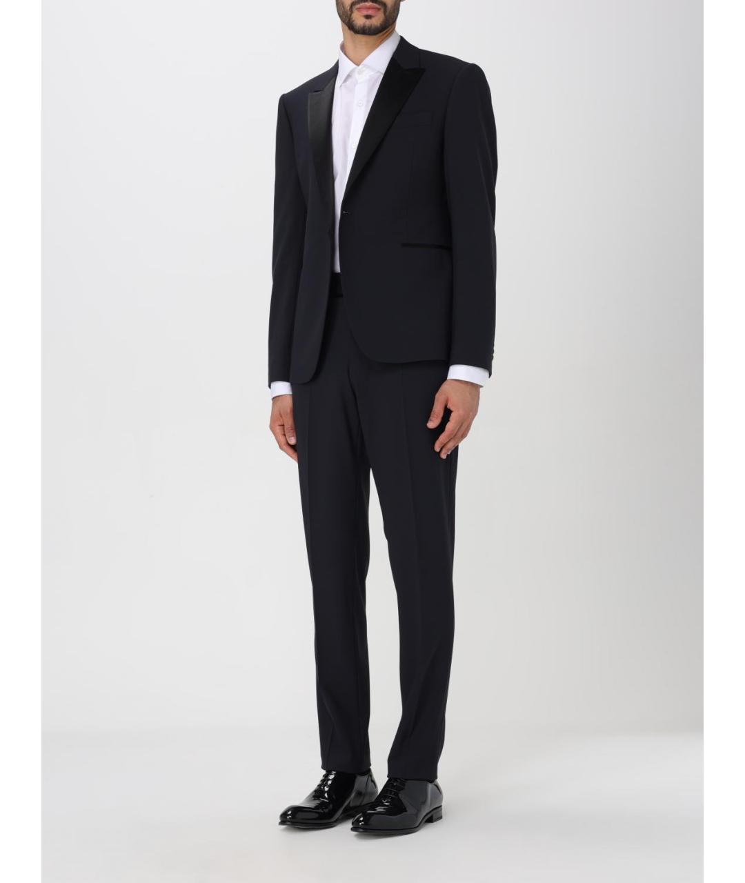 EMPORIO ARMANI Синий классический костюм, фото 4