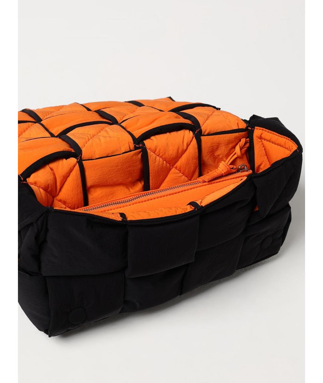 BOTTEGA VENETA Черная синтетическая сумка на плечо, фото 5