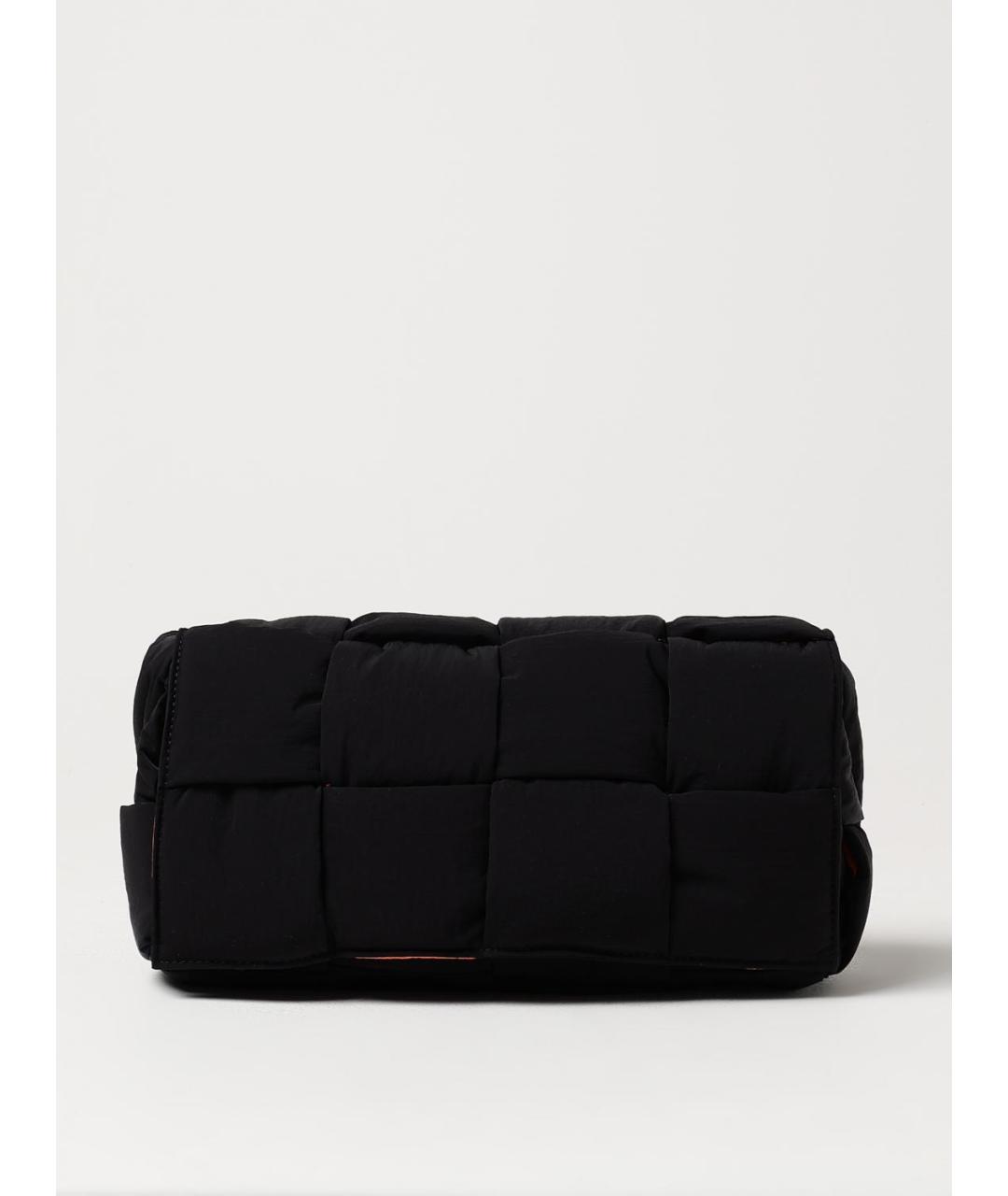 BOTTEGA VENETA Черная синтетическая сумка на плечо, фото 6