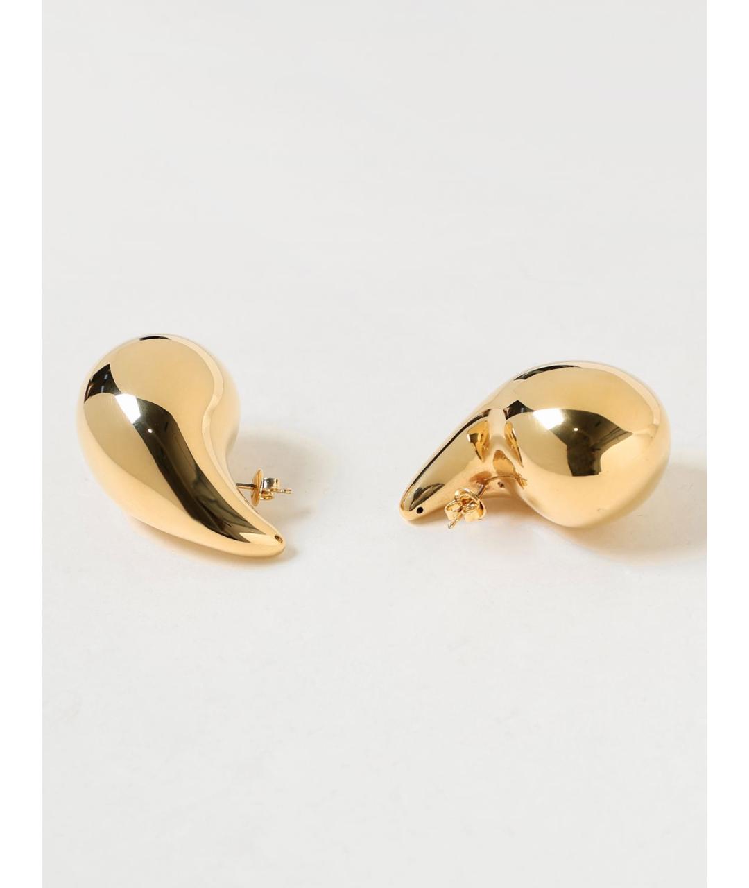 BOTTEGA VENETA Золотые серебряные серьги, фото 3