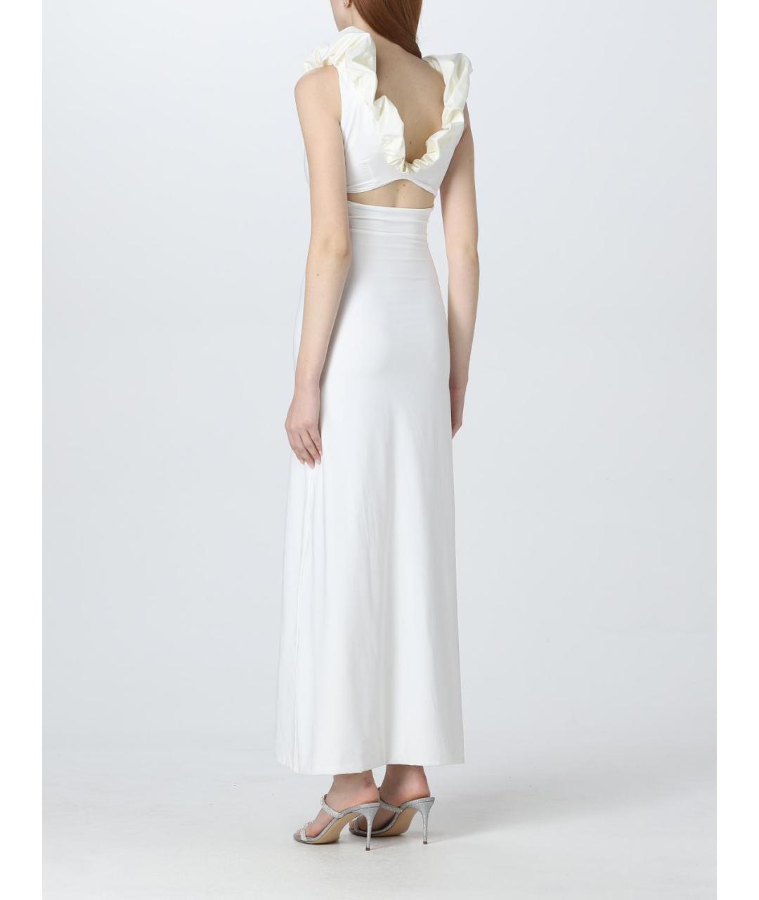 MAYGEL CORONEL Белое вечернее платье, фото 2