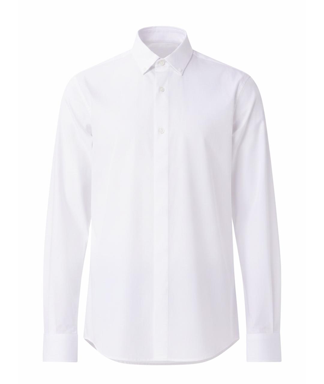 VALENTINO Белая хлопковая классическая рубашка, фото 1