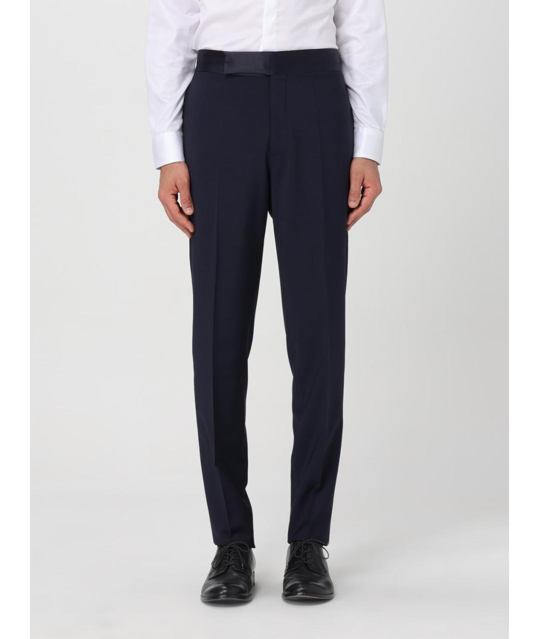 EMPORIO ARMANI Темно-синий классический костюм, фото 6