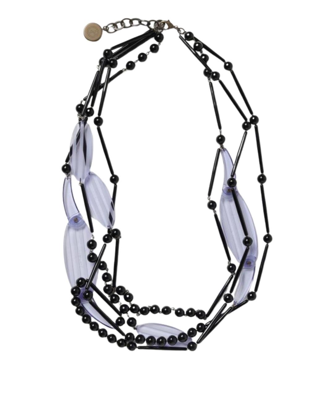 GIORGIO ARMANI Синее металлическое колье, фото 1