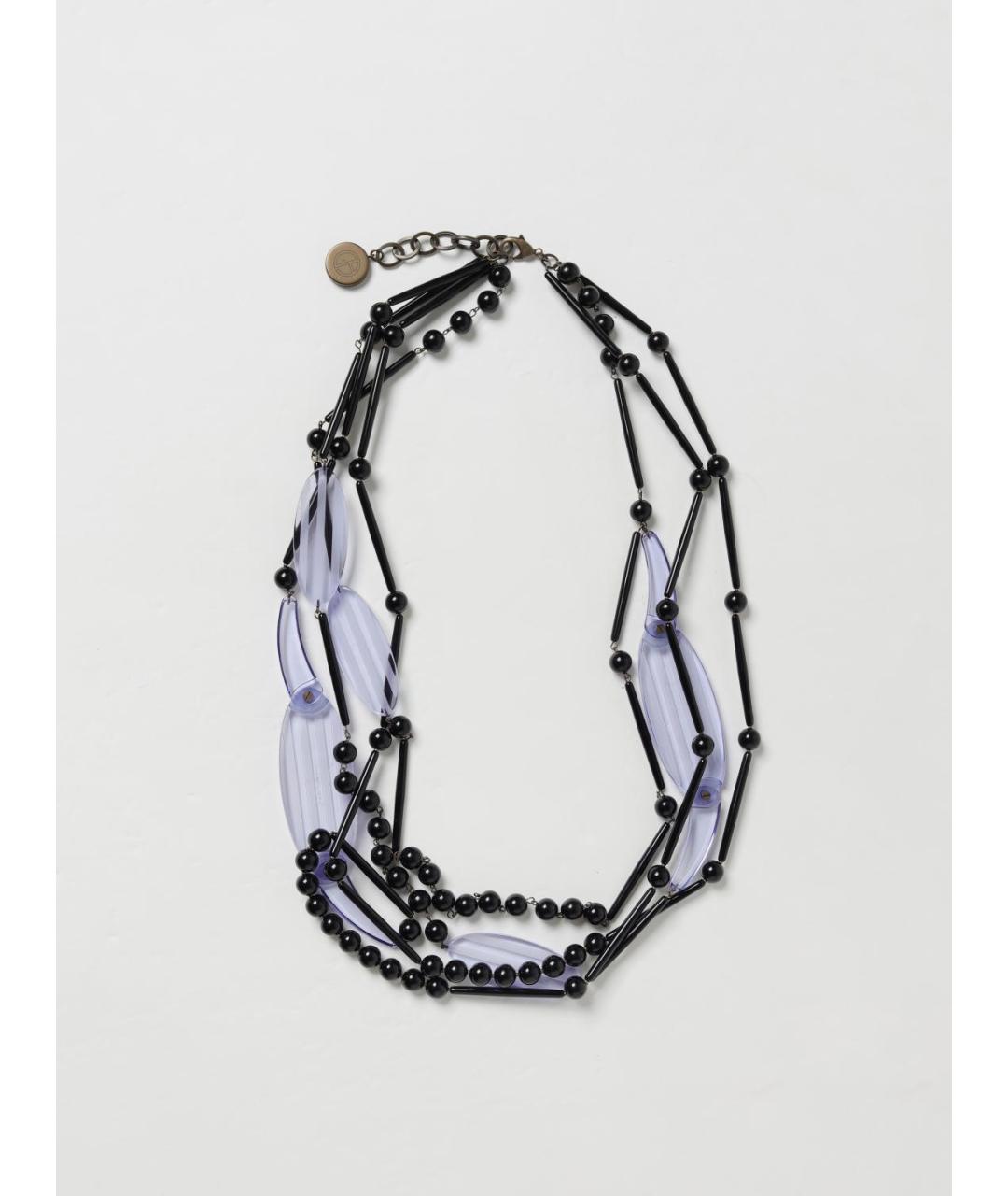 GIORGIO ARMANI Синее металлическое колье, фото 4