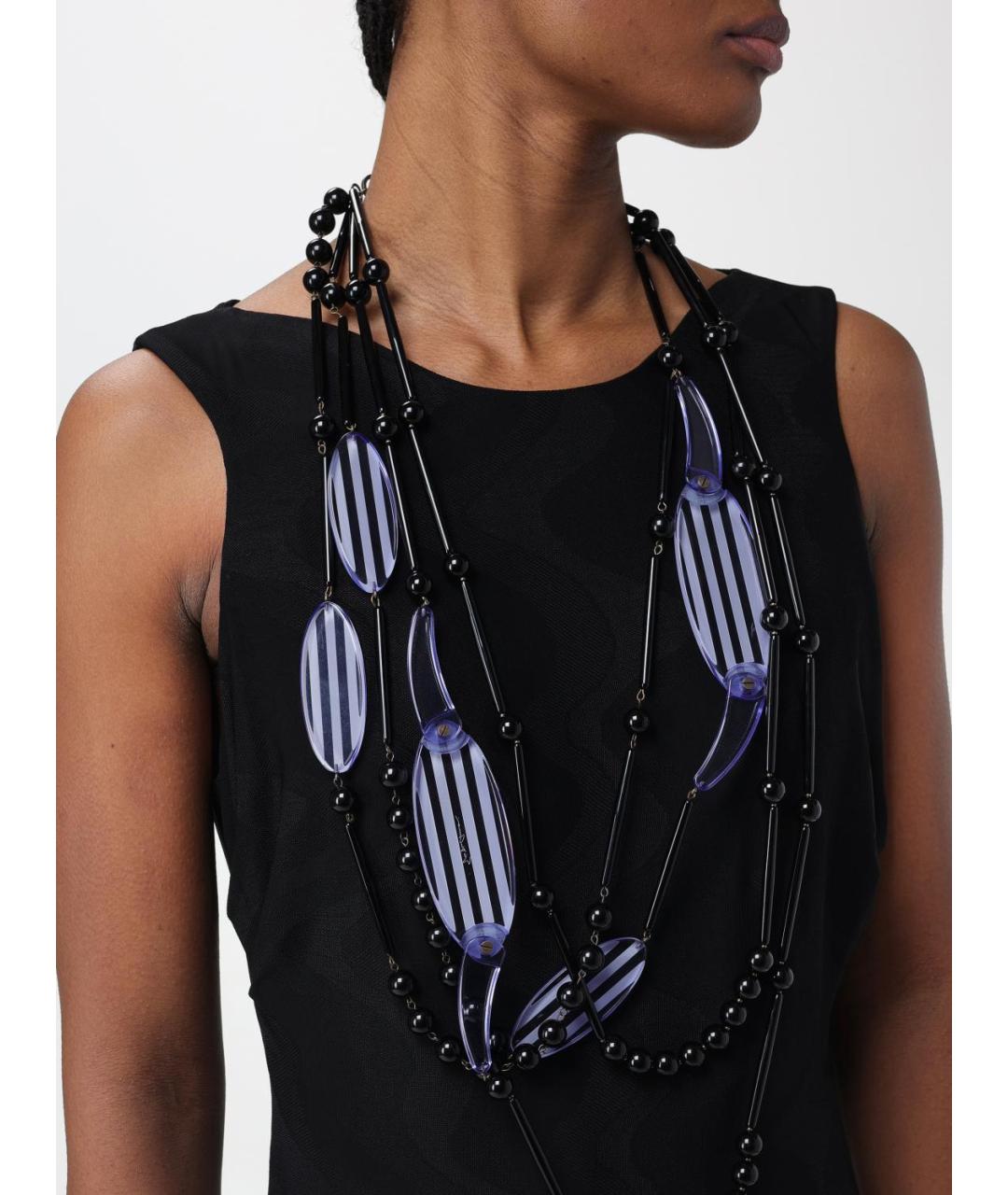 GIORGIO ARMANI Синее металлическое колье, фото 2