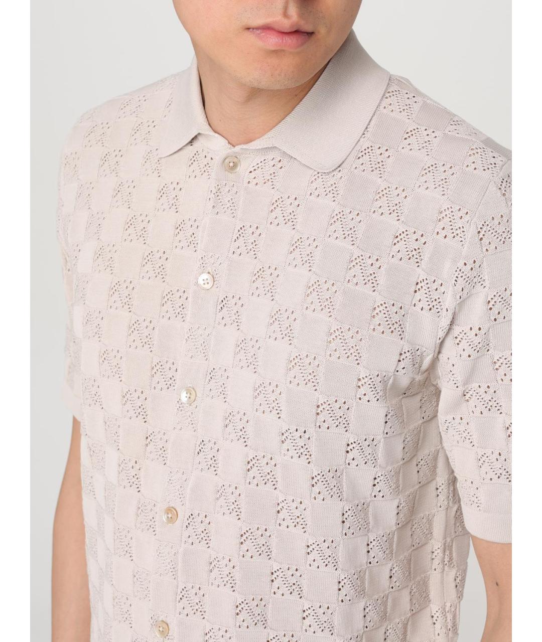 ELEVENTY Бежевый хлопковый джемпер / свитер, фото 3