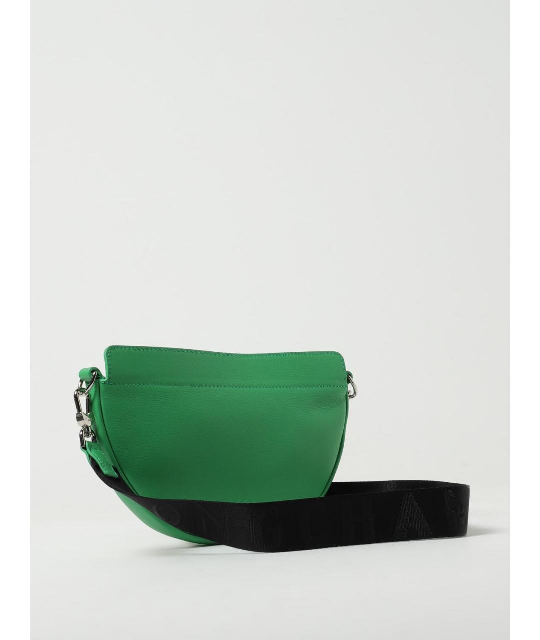 LONGCHAMP Зеленая кожаная сумка через плечо, фото 2
