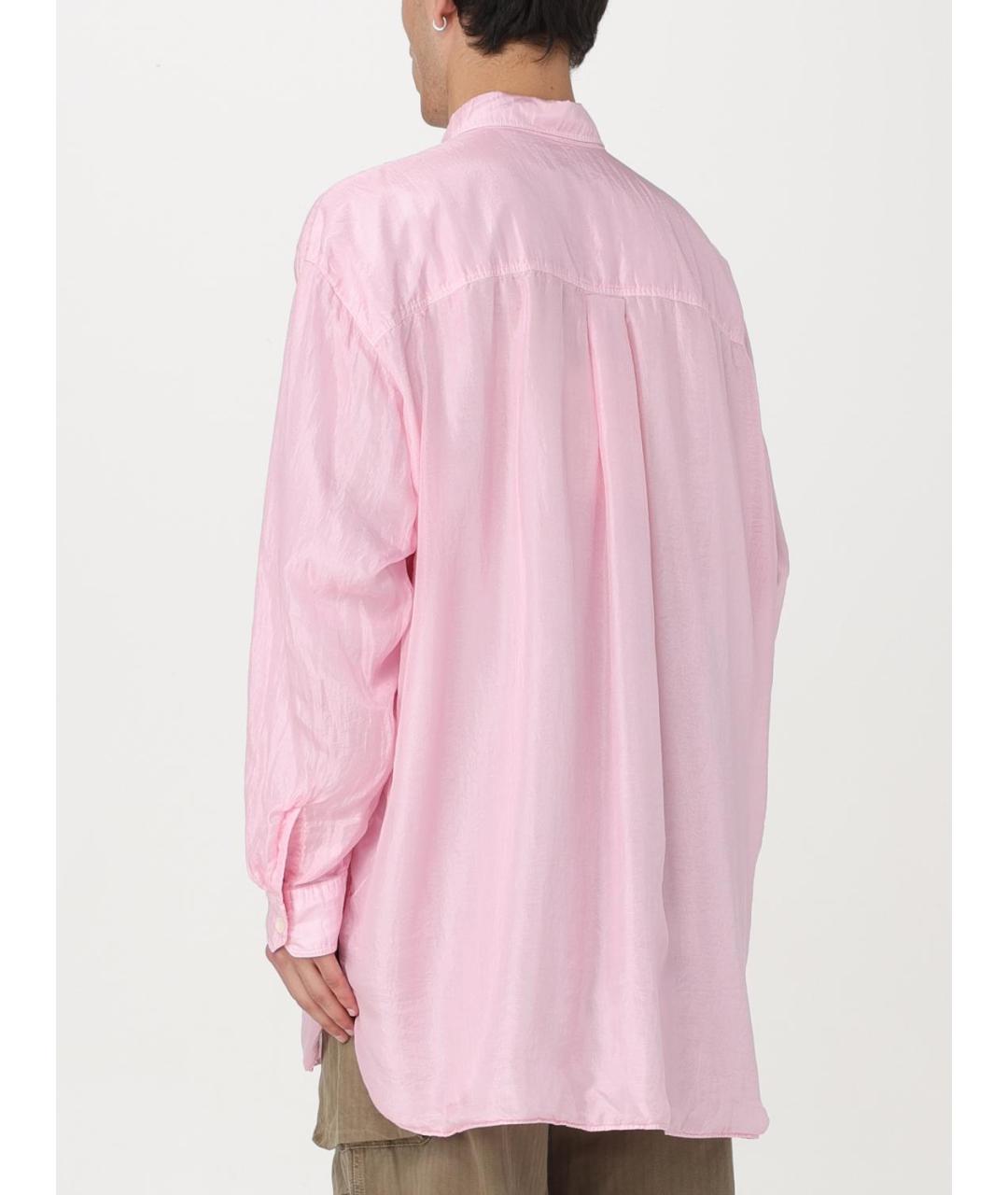 OUR LEGACY Розовая хлопковая кэжуал рубашка, фото 4