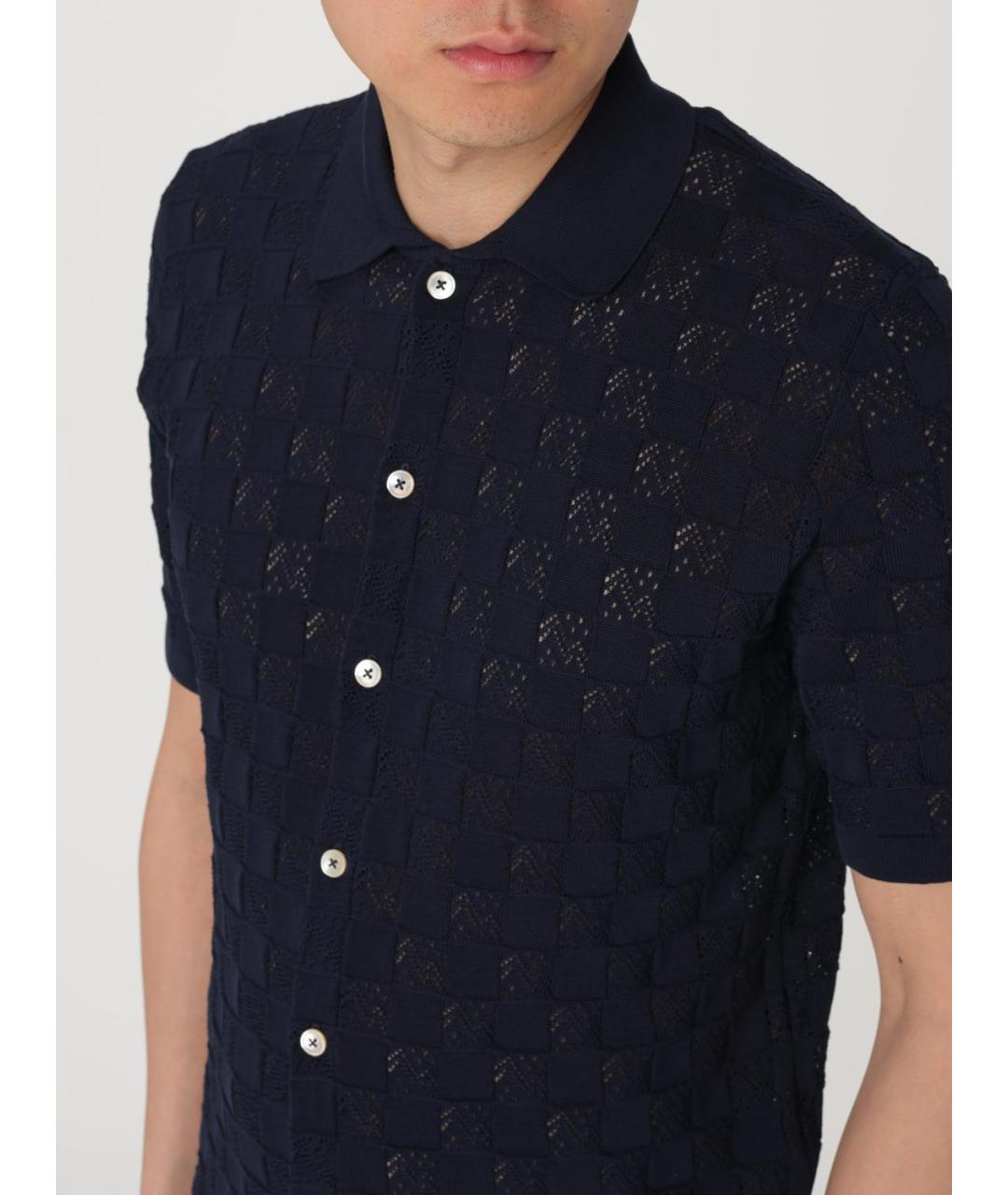 ELEVENTY Синий хлопковый джемпер / свитер, фото 3