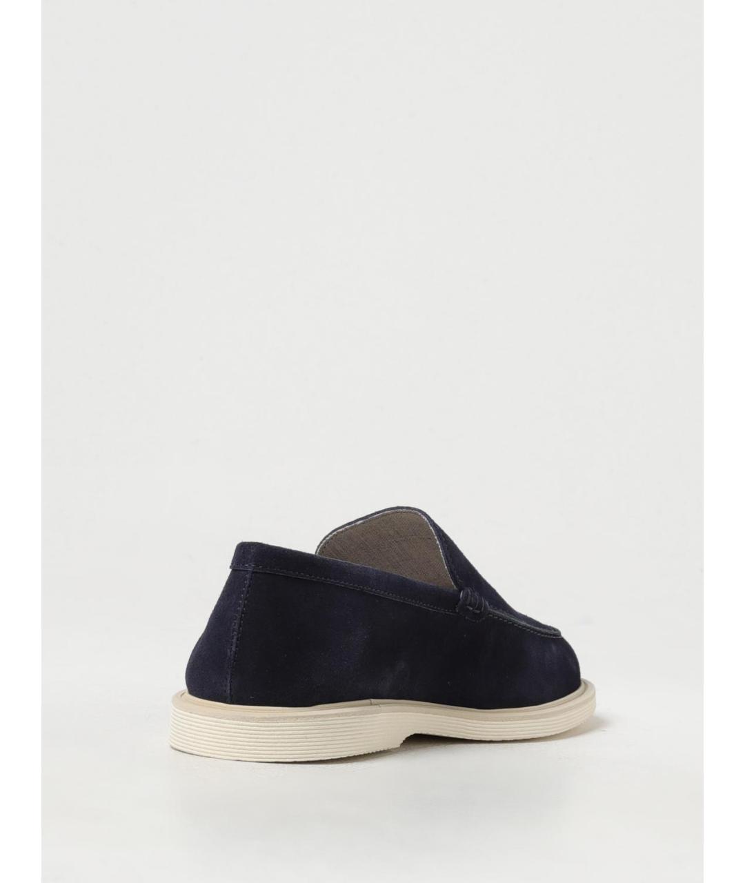 HOGAN Синие замшевые лоферы, фото 3
