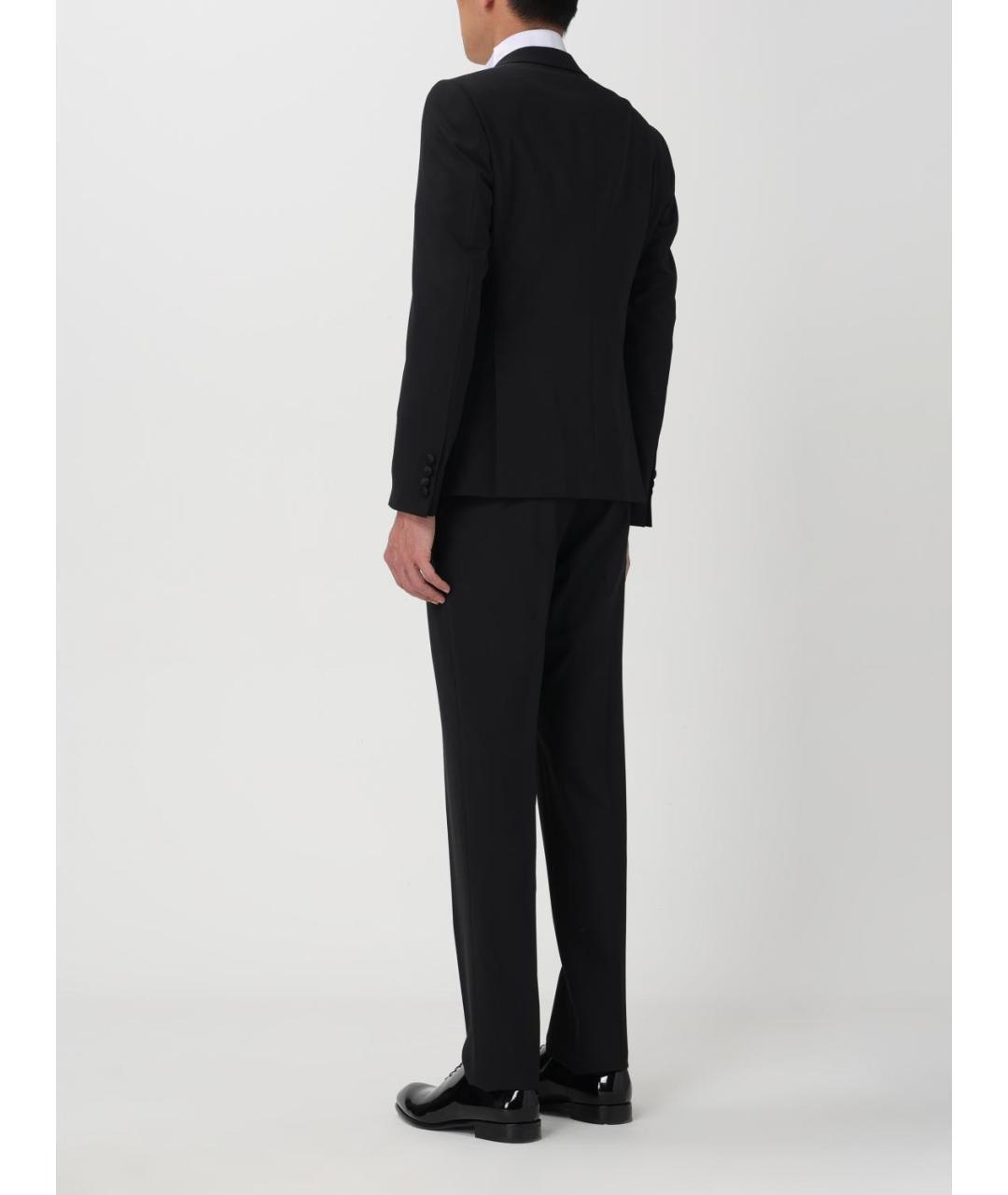 EMPORIO ARMANI Черный классический костюм, фото 3