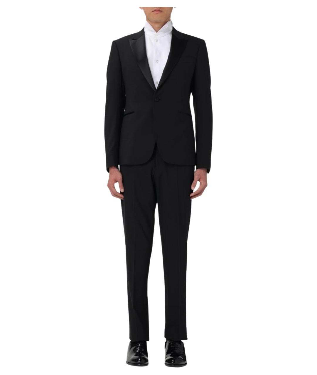 EMPORIO ARMANI Черный классический костюм, фото 1