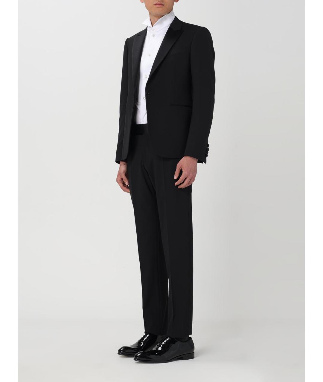 EMPORIO ARMANI Черный классический костюм, фото 4