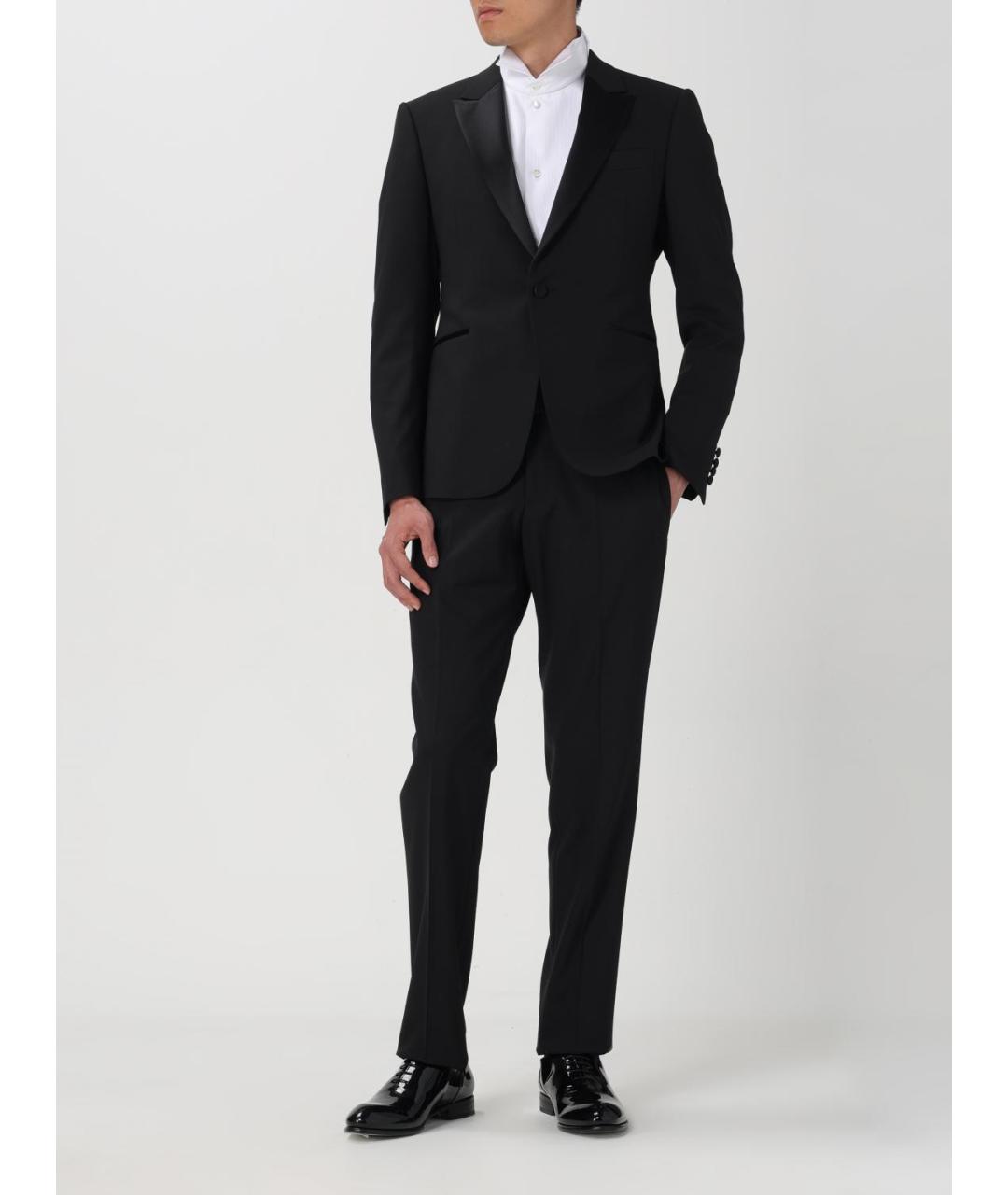 EMPORIO ARMANI Черный классический костюм, фото 2