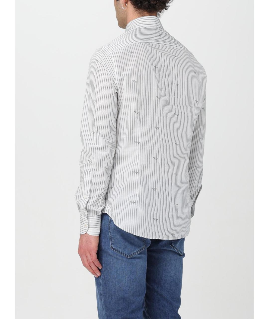 EMPORIO ARMANI Мульти хлопковая кэжуал рубашка, фото 2