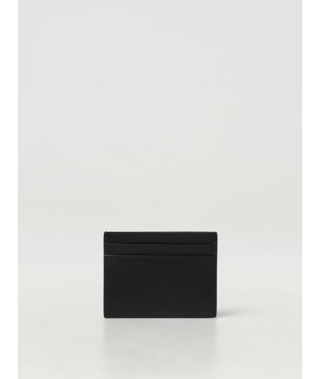 SAINT LAURENT Черный кожаный кошелек, фото 2