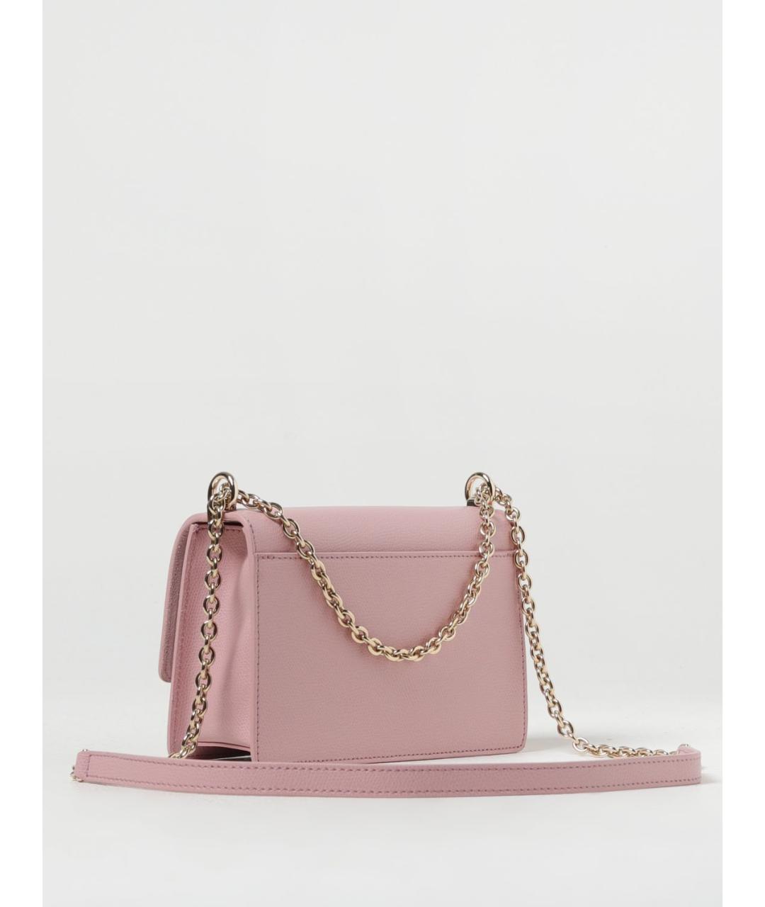 FURLA Розовая кожаная сумка через плечо, фото 2