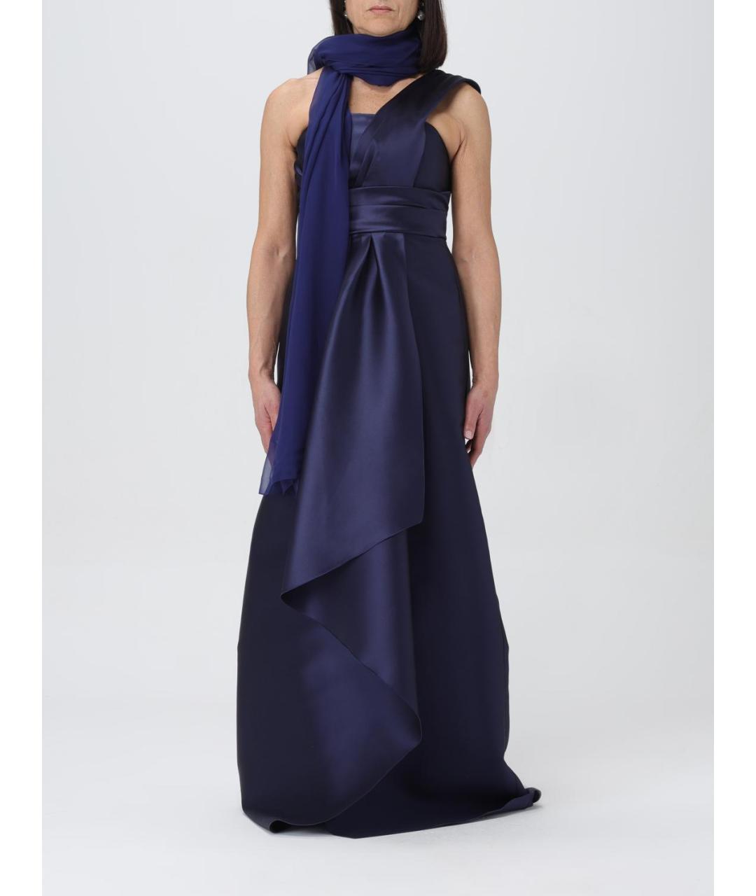 ALBERTA FERRETTI Синий шарф, фото 4