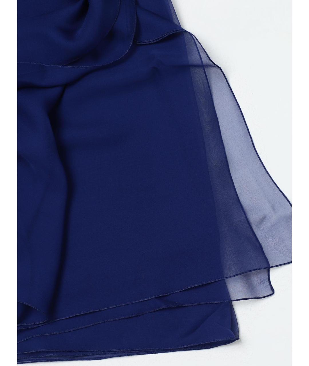 ALBERTA FERRETTI Синий шарф, фото 3