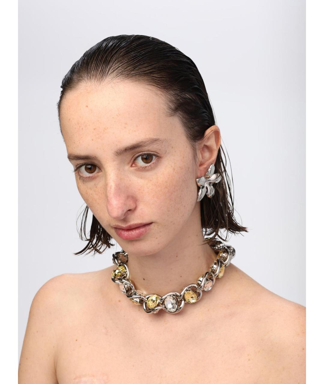 MARNI Серебряные металлические серьги, фото 2