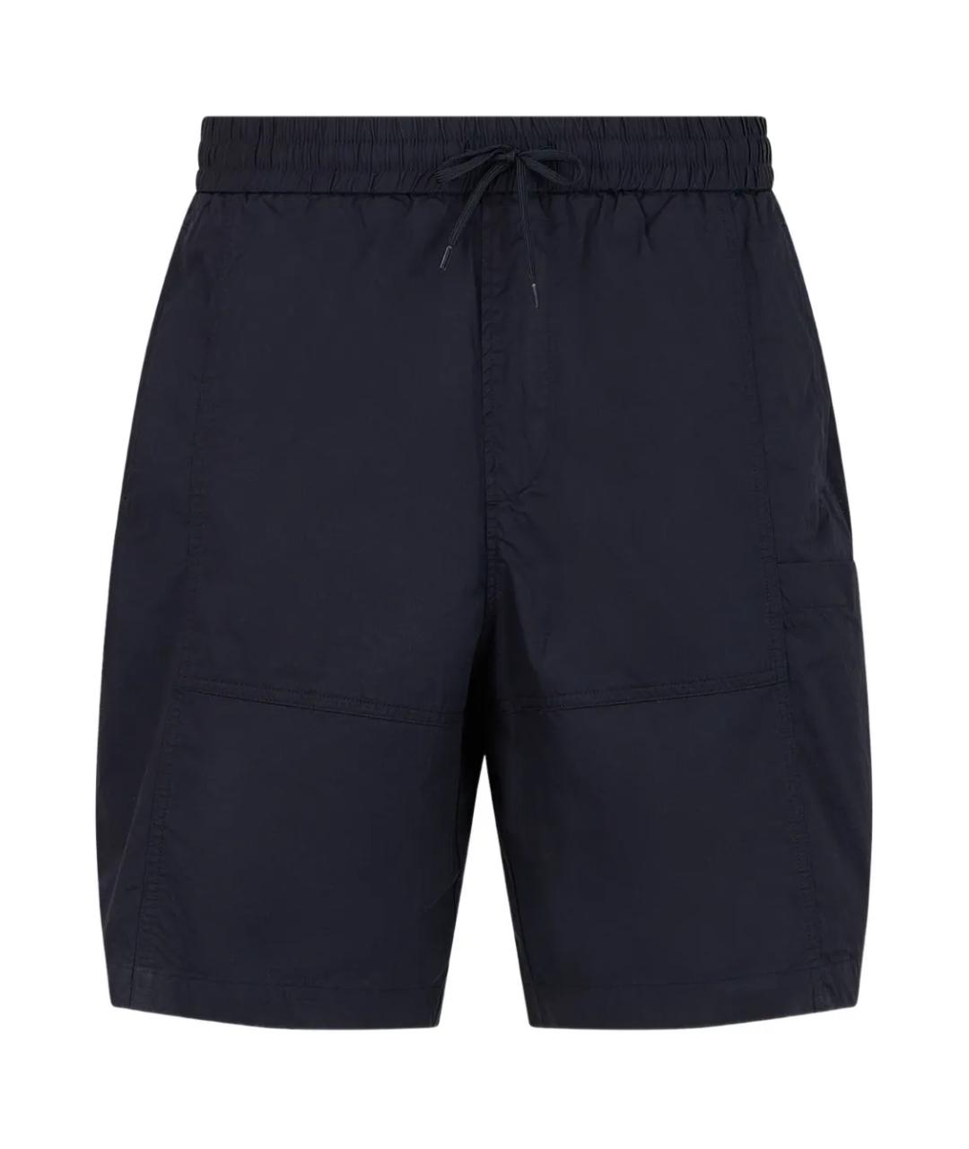 ARMANI EXCHANGE Синие полиэстеровые шорты, фото 1