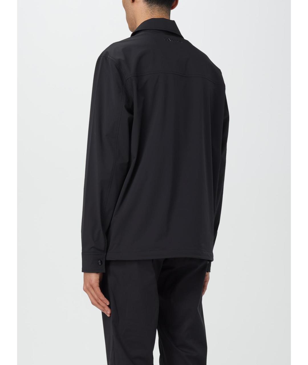 DUVETICA Черная хлопковая куртка, фото 2