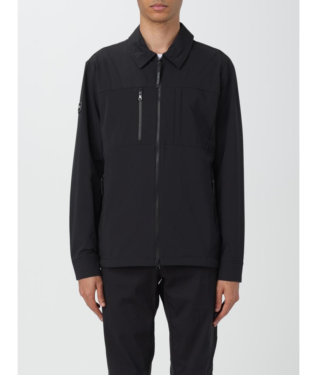 DUVETICA Черная хлопковая куртка, фото 5