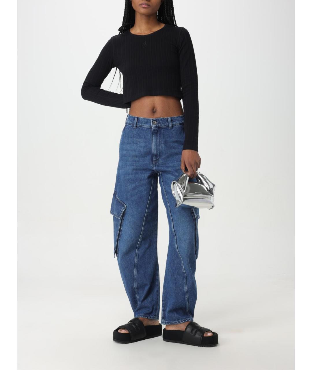 J.W.ANDERSON Серебряная сумка через плечо из искусственной кожи, фото 4