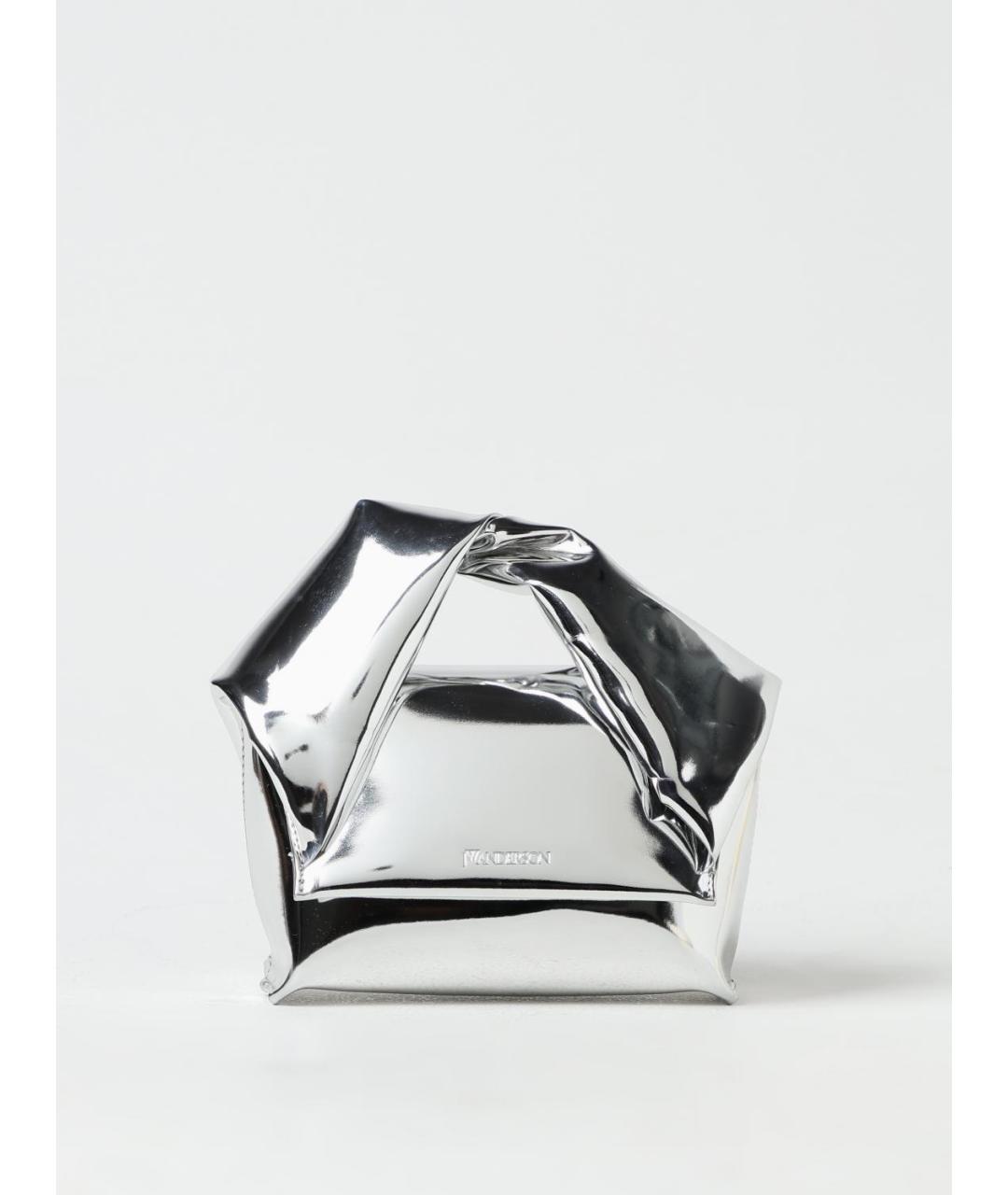 J.W.ANDERSON Серебряная сумка через плечо из искусственной кожи, фото 3