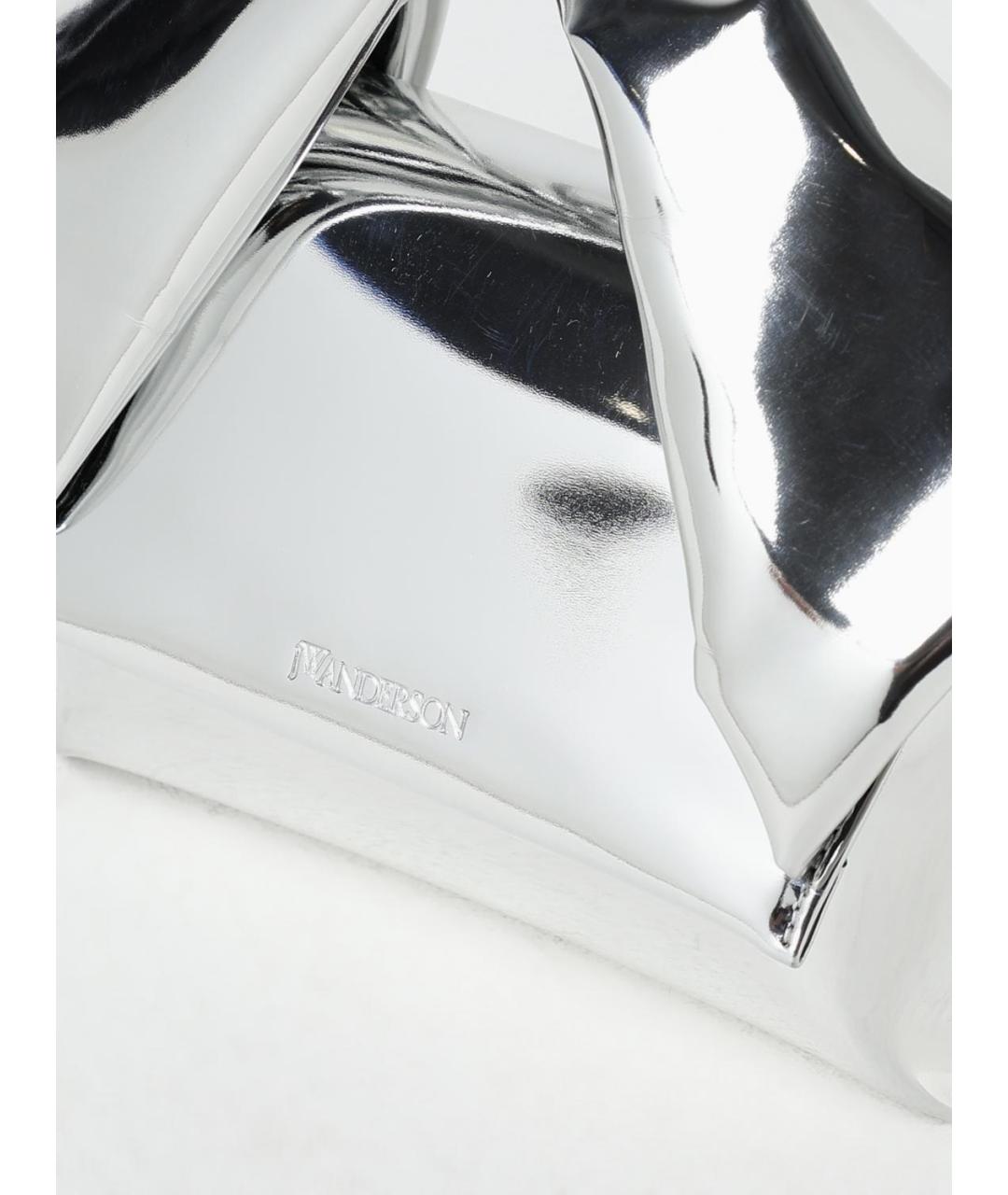 J.W.ANDERSON Серебряная сумка через плечо из искусственной кожи, фото 2
