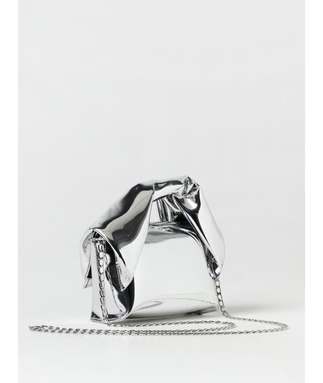 J.W.ANDERSON Серебряная сумка через плечо из искусственной кожи, фото 5