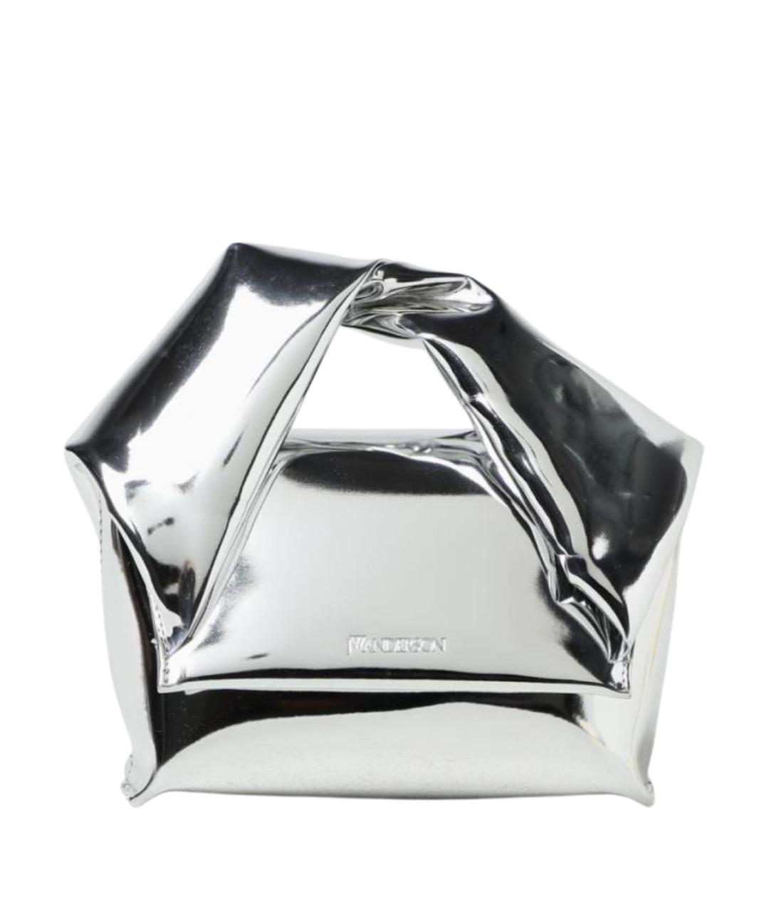 J.W.ANDERSON Серебряная сумка через плечо из искусственной кожи, фото 1