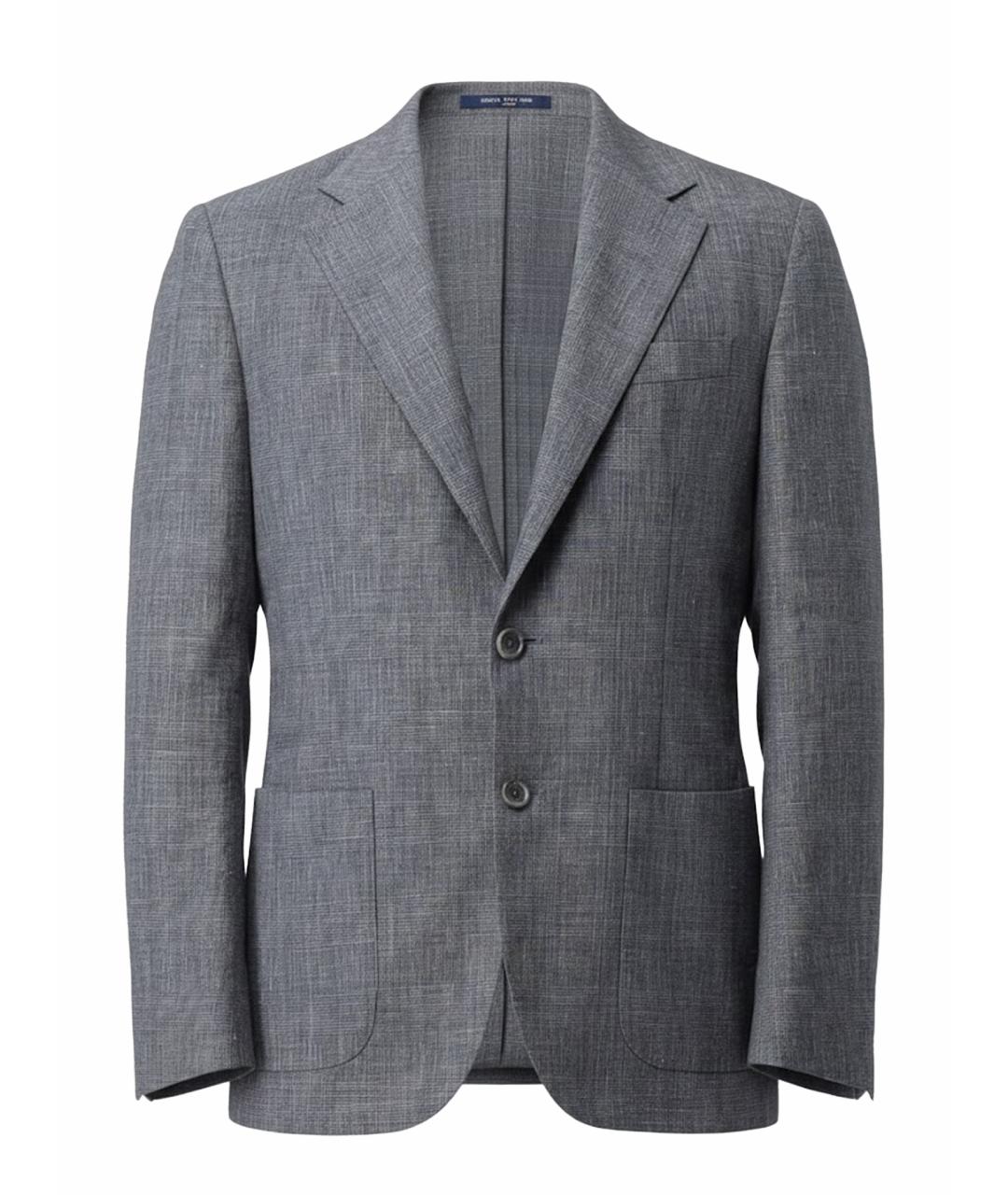 FAY Серый хлопковый пиджак, фото 1