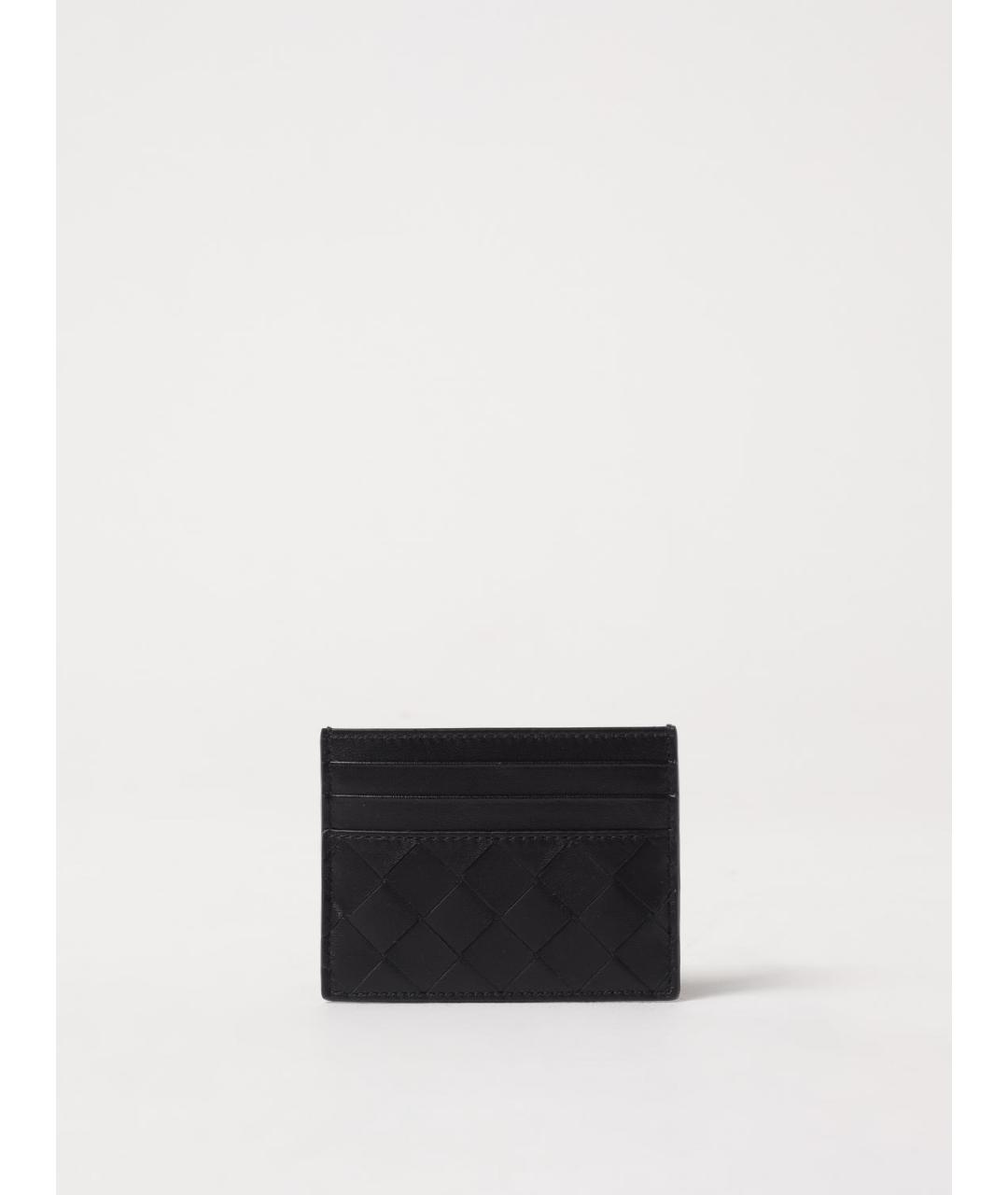 BOTTEGA VENETA Черный кожаный кошелек, фото 2