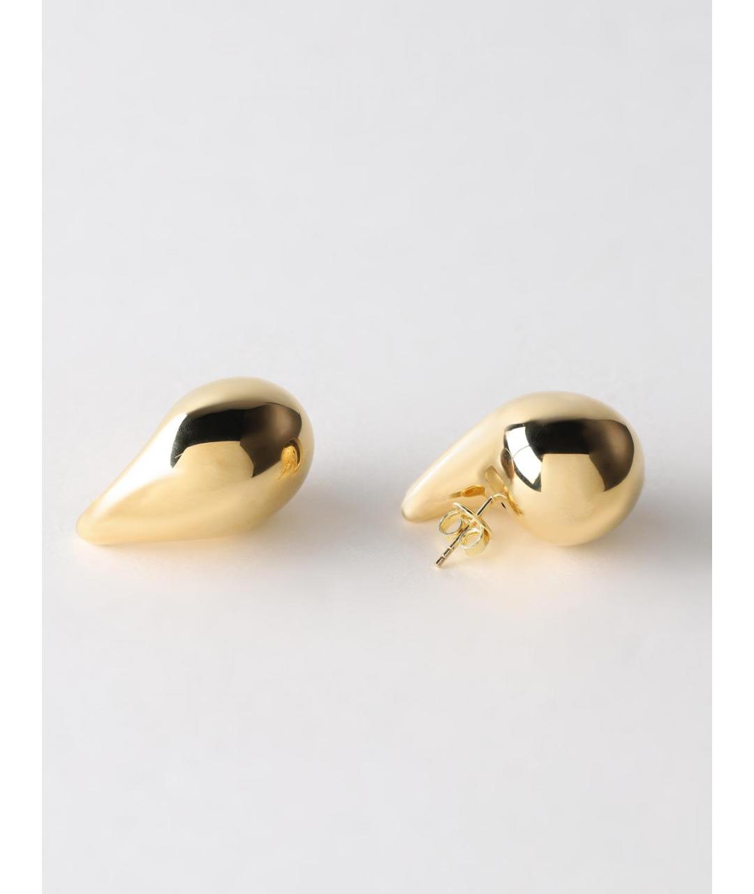 BOTTEGA VENETA Золотые серебряные серьги, фото 3