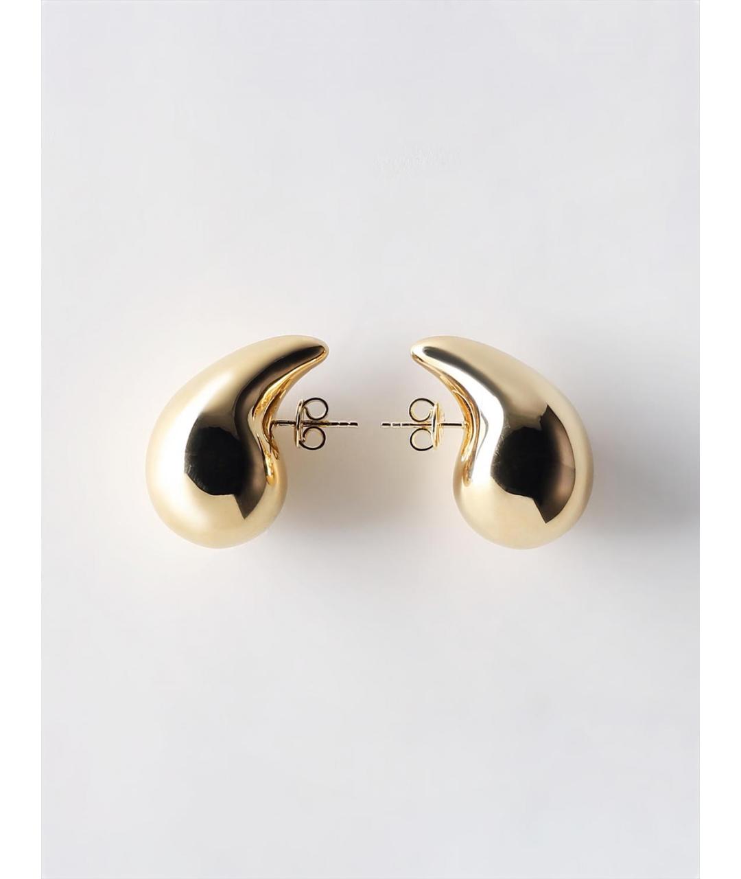 BOTTEGA VENETA Золотые серебряные серьги, фото 4