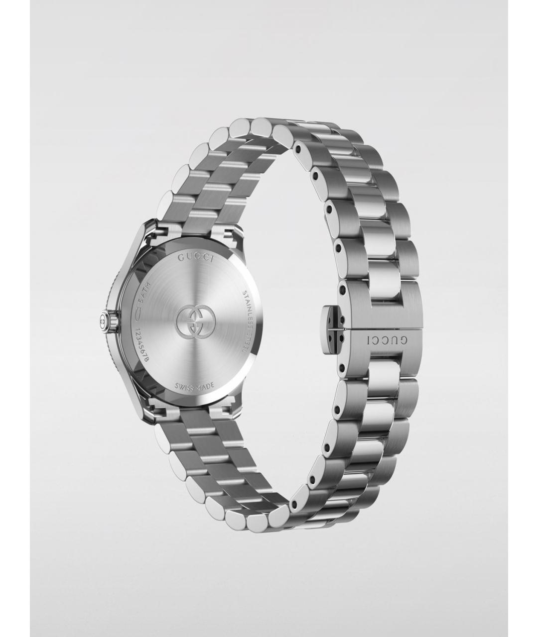 GUCCI Серебряные часы, фото 2