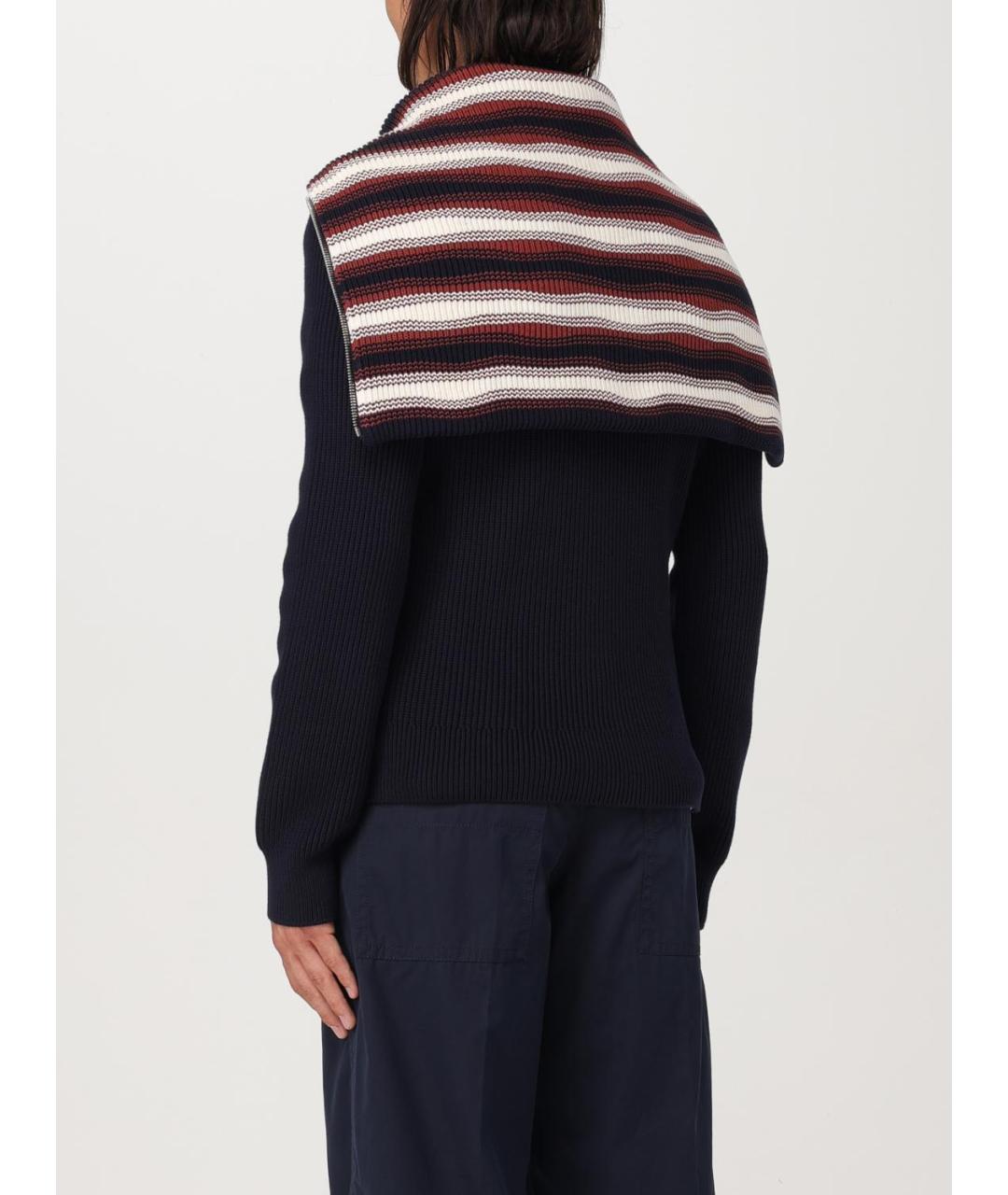 BOTTEGA VENETA Темно-синий хлопковый кардиган, фото 4