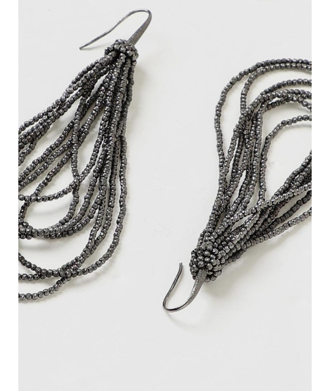 BRUNELLO CUCINELLI Мульти серебряные серьги, фото 3