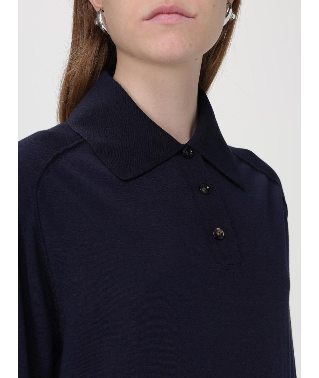 BOTTEGA VENETA Темно-синий джемпер / свитер, фото 4