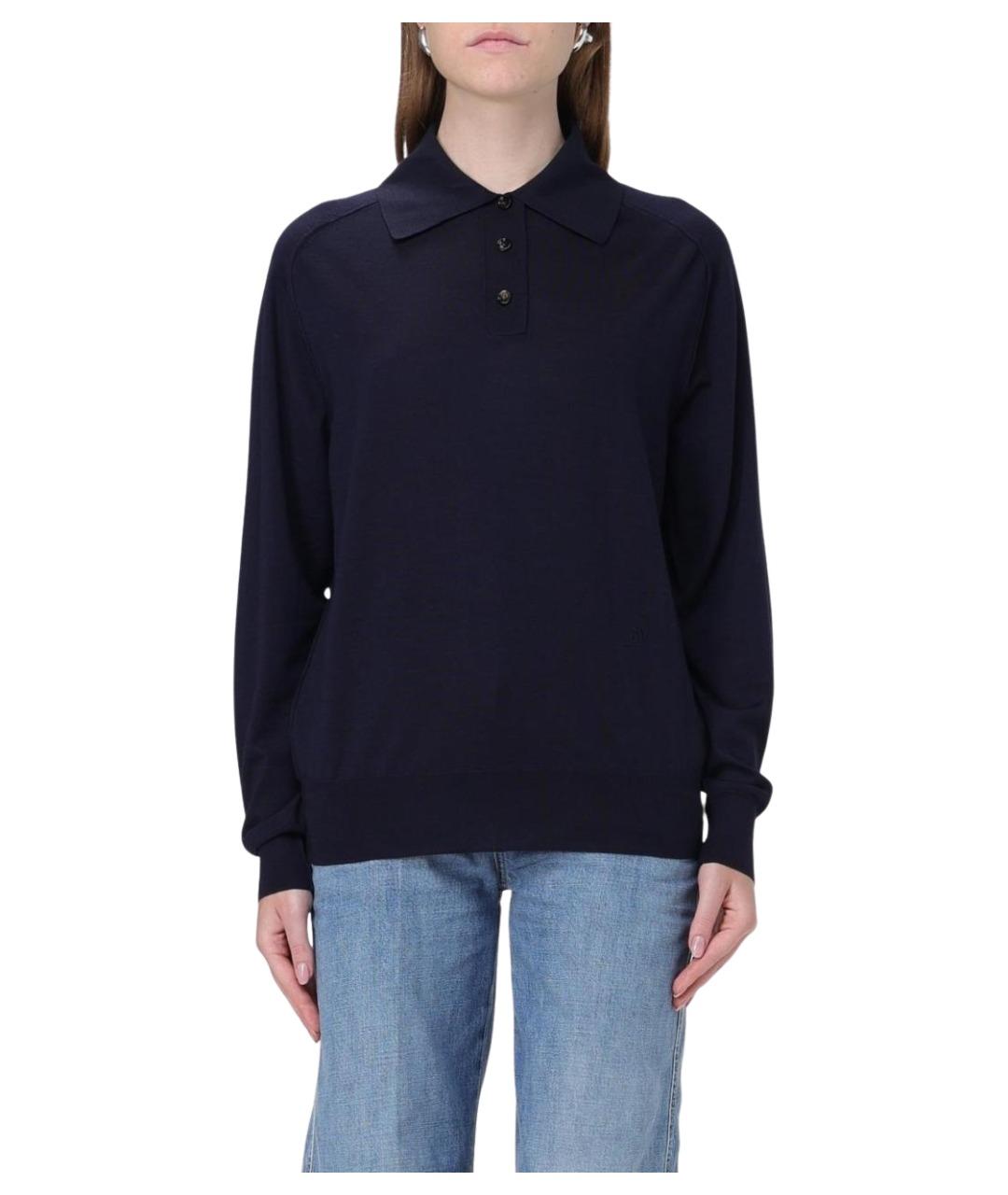 BOTTEGA VENETA Темно-синий джемпер / свитер, фото 1